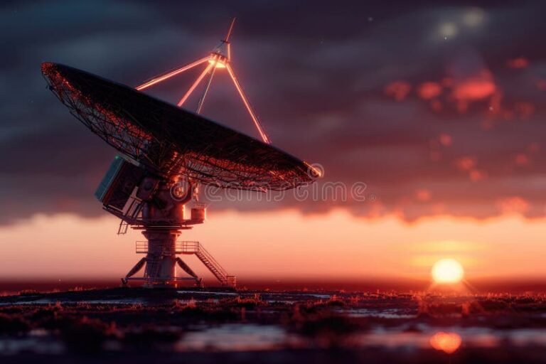 Qué es Radio Mitre y cómo funciona su cadena de radio en Argentina 17 antena de radio transmitiendo al atardecer