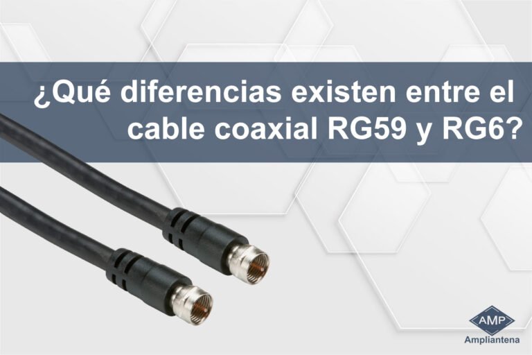antena parabolica y cables de television