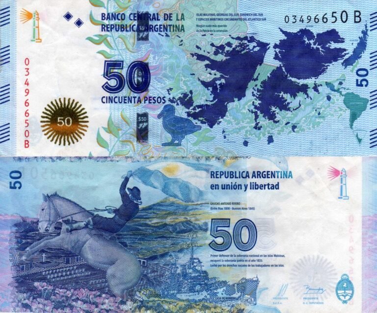 Qué moneda corresponde al código AR, y dónde se utiliza 19 billete y moneda argentina junto mapa pais