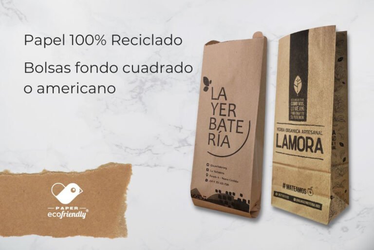 bolsa artesanal para yerba mate natural