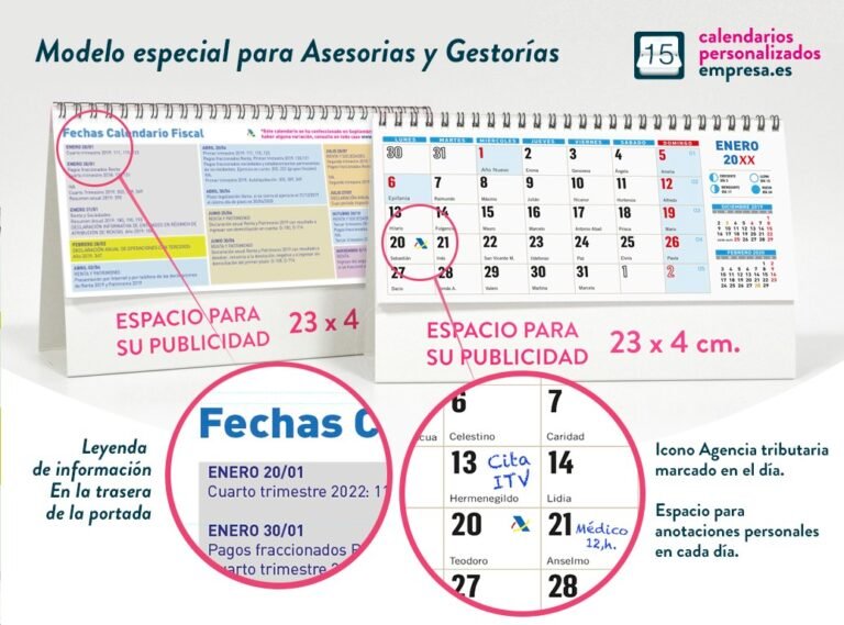 calendario con fecha de pago marcada