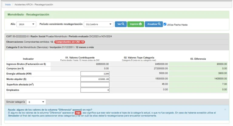 Qué Diferencia Hay Entre Monotributista Categoría A y B 17 comparacion visual categorias monotributo a y b
