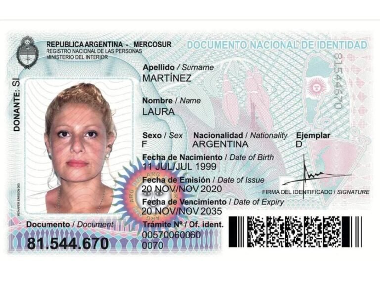 Cómo puedo agregar el apellido materno al DNI en Argentina 2 documento nacional de identidad argentino abierto