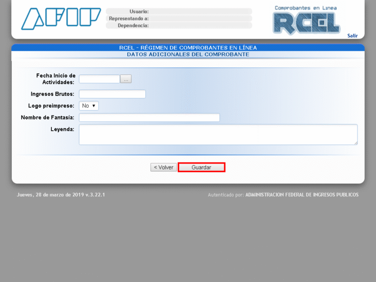 Cómo generar facturas en AFIP paso a paso para monotributistas 15 factura electronica en computadora con sello afip