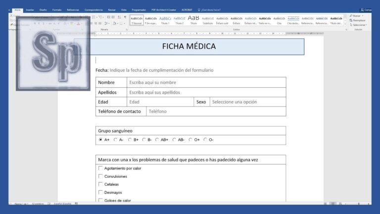 Cómo Hacer un Formulario en Word para Rellenar Paso a Paso 19 formulario en word con campos rellenables visibles