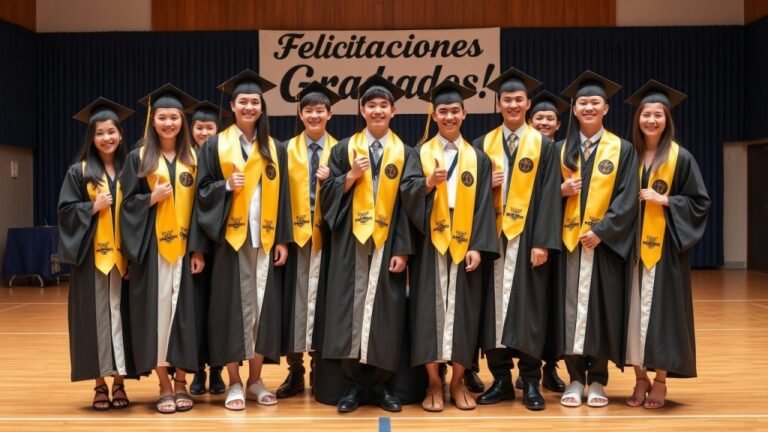 Qué significa la banda de "Me Recibí" y cómo usarla 20 graduacion con banda de honor colorida