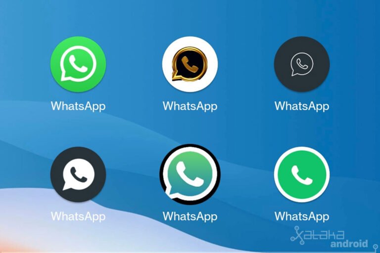 icono de whatsapp en smartphone moderno