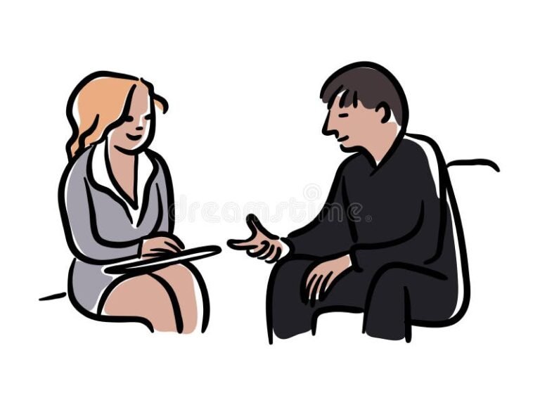 Cuál es el verdadero significado de la canción Take On Me 11 ilustracion animada de hombre y mujer hablando