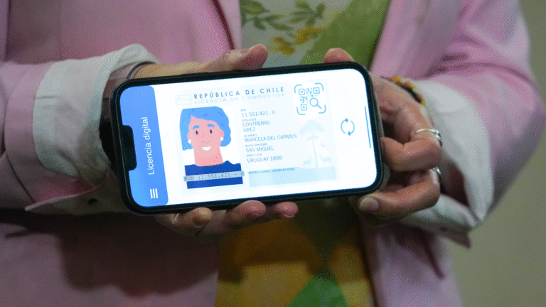 licencia de conducir digital en smartphone