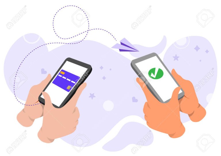 Por qué no se acreditó mi transferencia bancaria y qué hacer 26 manos sosteniendo celular con transferencia bancaria