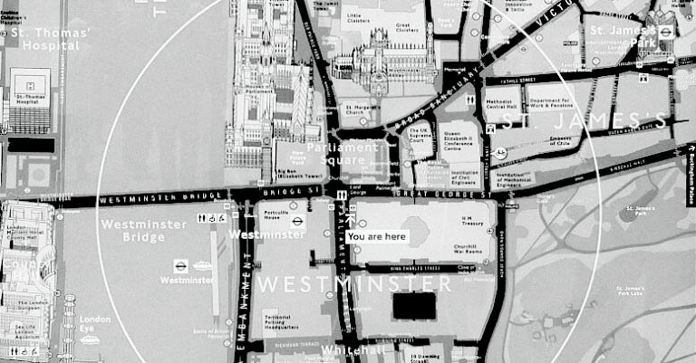 Dónde queda la calle Juan Domingo Perón y qué importancia tiene 7 mapa callejero urbano con senalizacion vial