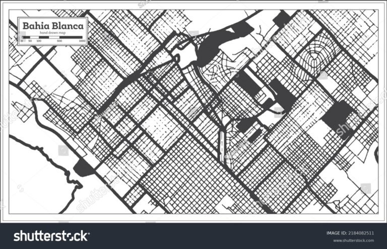 mapa de bahia blanca con iconos de empleo
