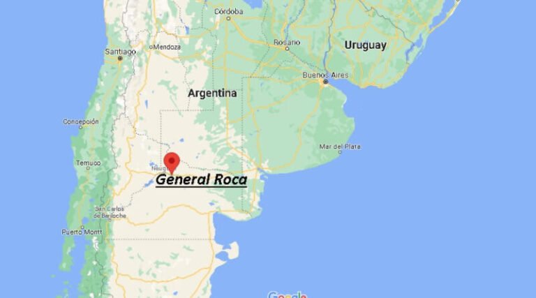 Dónde queda General Roca en Buenos Aires y cómo llegar 22 mapa de general roca buenos aires carretera