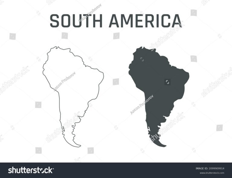 mapa del sur con iconos de empleo