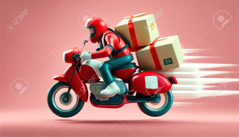 Dónde Puedo Encontrar Trabajo De Mensajero Con Moto Propia 21 mensajero en moto entregando paquete urbano