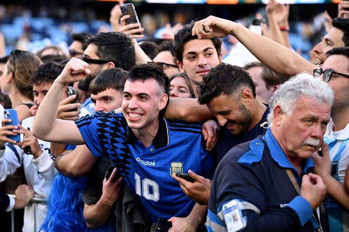 partido de rugby australia vs argentina celebracion