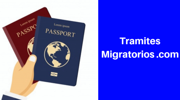 pasaporte y documentos para tramites migratorios
