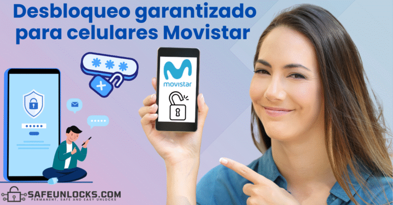 persona usando celular con logo movistar argentina