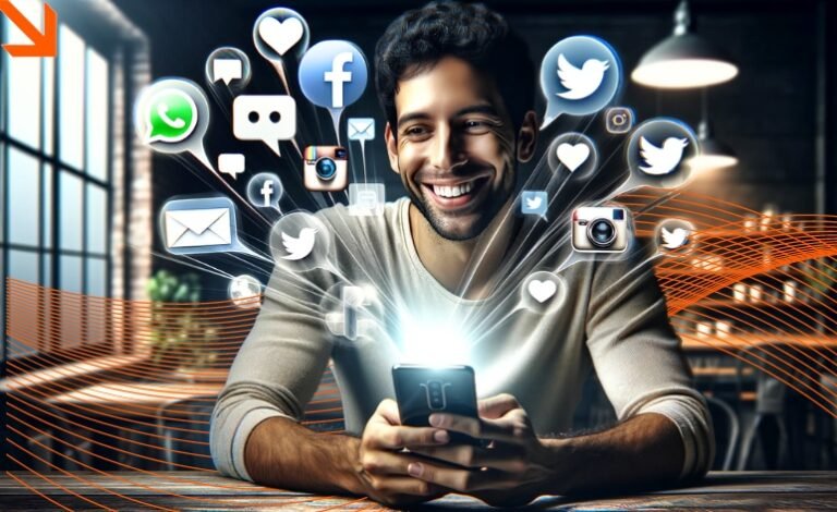 personas conectandose en red social digital