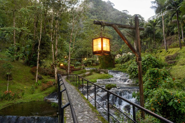 piscinas termales y cabanas en naturaleza