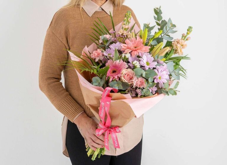 ramo de flores frescas entrega a domicilio