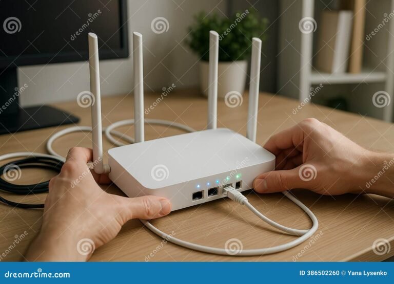 Cómo Cambiar La Clave Del Wifi Claro Fácilmente Desde Mi Router 21 router wifi con manos ajustando configuracion