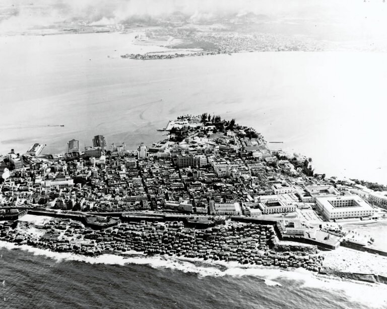 vista aerea san juan puerto rico playa historica